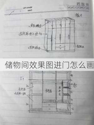 储物间效果图进门怎么画